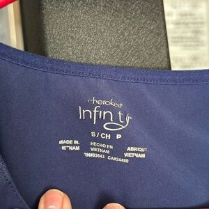 Navy Cherokee scrub top